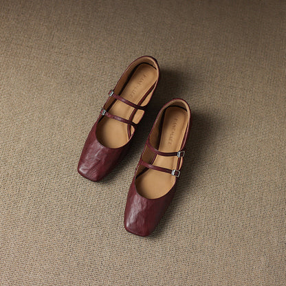 Orik Genuine Leather Flats