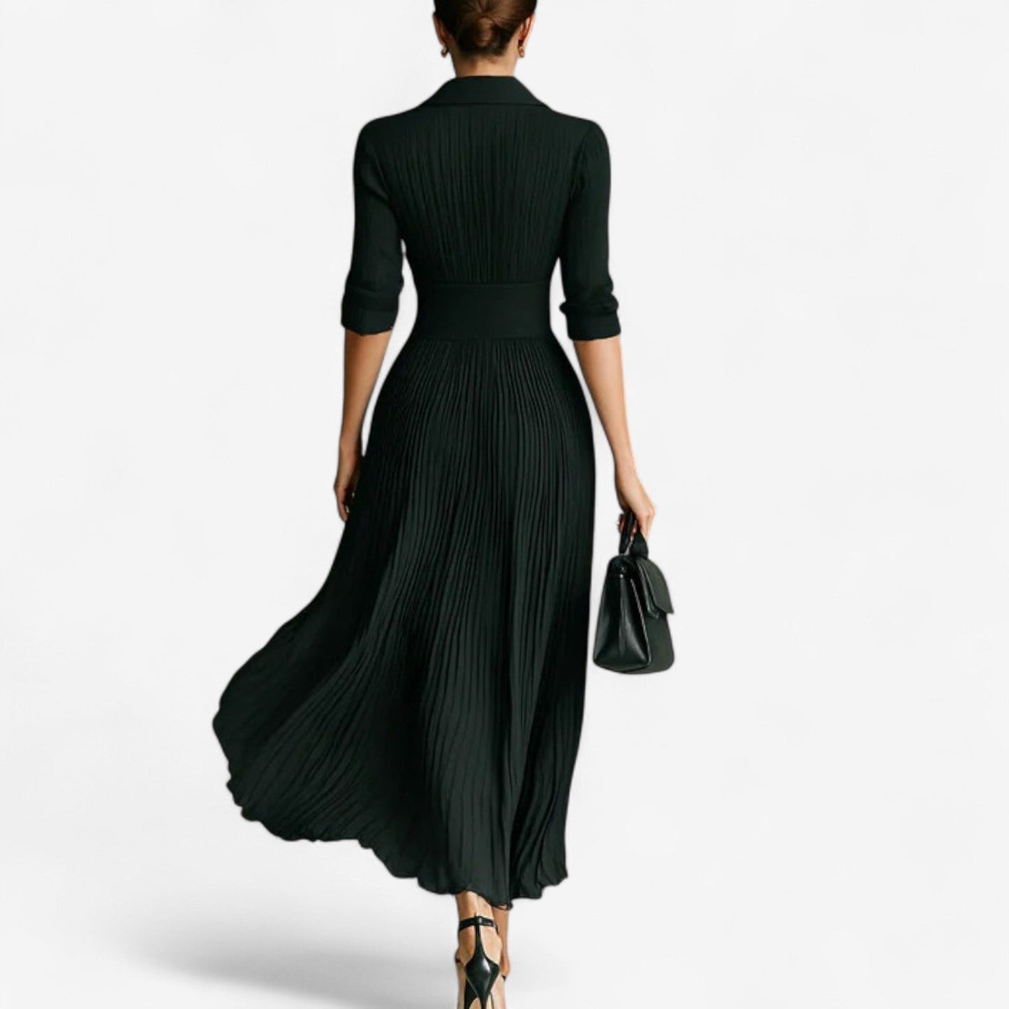Women's Maxi Pleated Dress