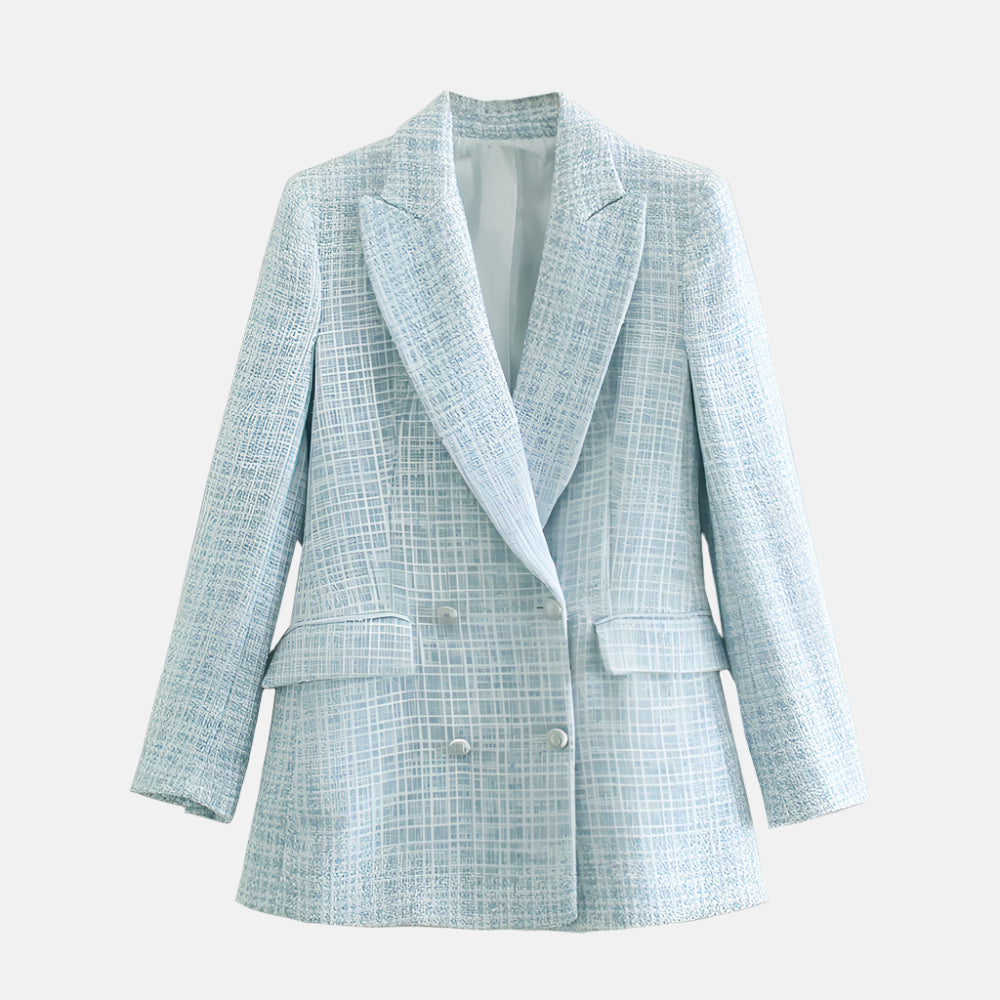 Women's Tweed Blazer Timeless Sophistication