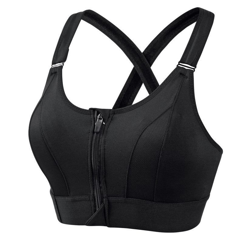 Women's Comfort Bra Zip Front Supportive - Fashinoza