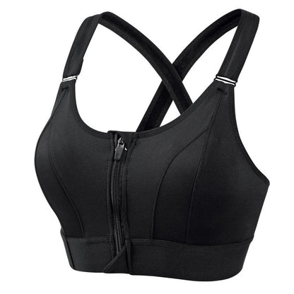 Women's Comfort Bra Zip Front Supportive - Fashinoza