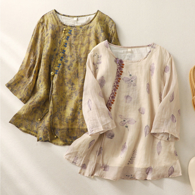 Women's Button Front Blouse
