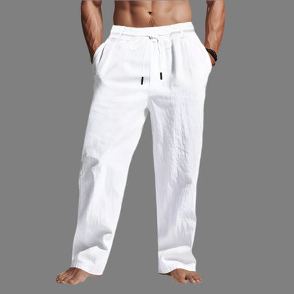 Men's Relaxed Fit Pants Adjustable Drawstring Waist