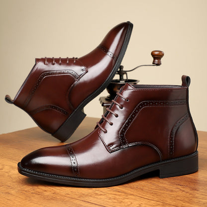 Edmund Women's Leather Ankle Boots - 
Fashinoza