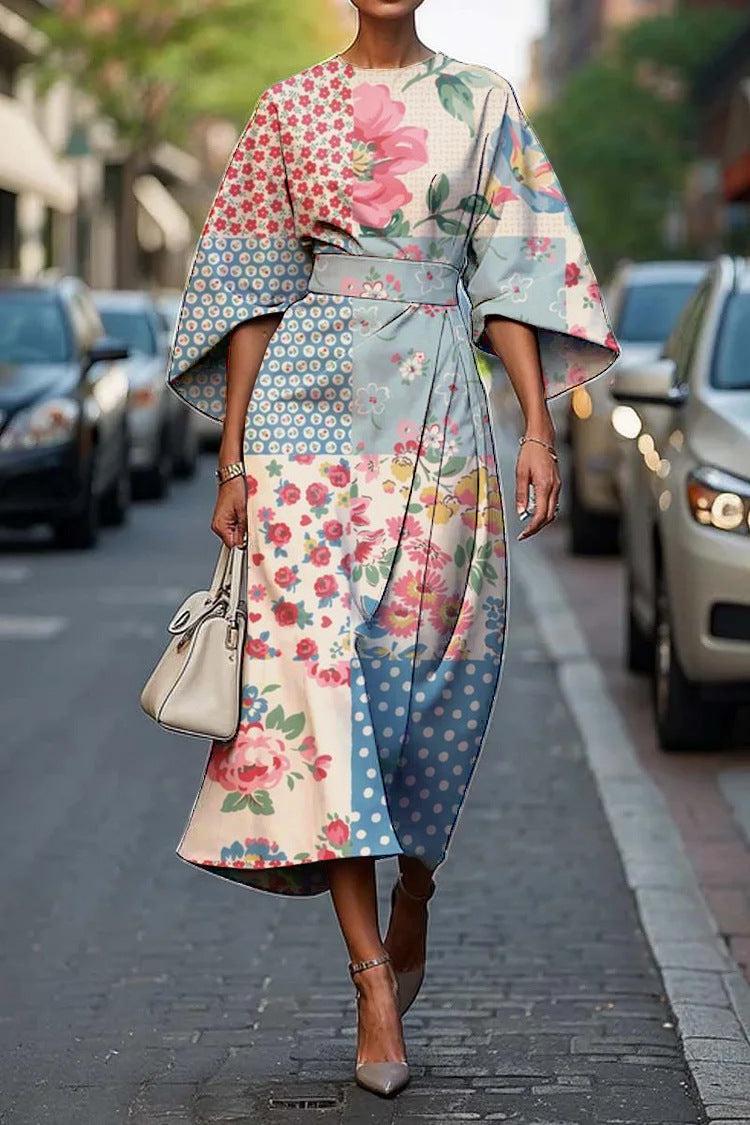 Serelinne | Women’s Bold Statement Midi Dress