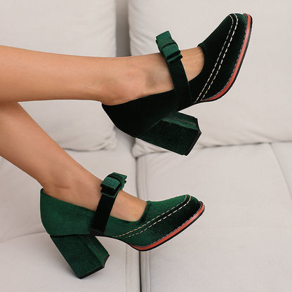 Clair Block Heels