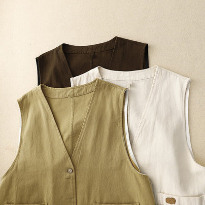 Women's Simple Vest Layering Piece