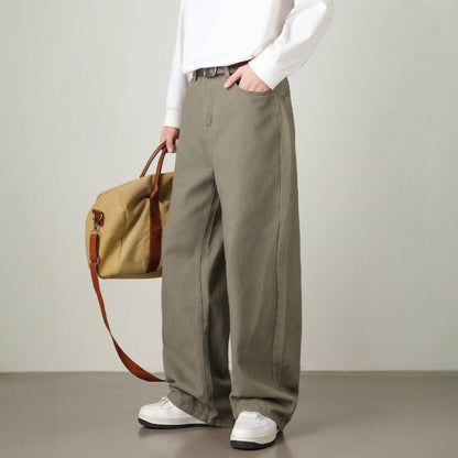 Aalto Straight Leg Cotton Pants - Jack Hafford