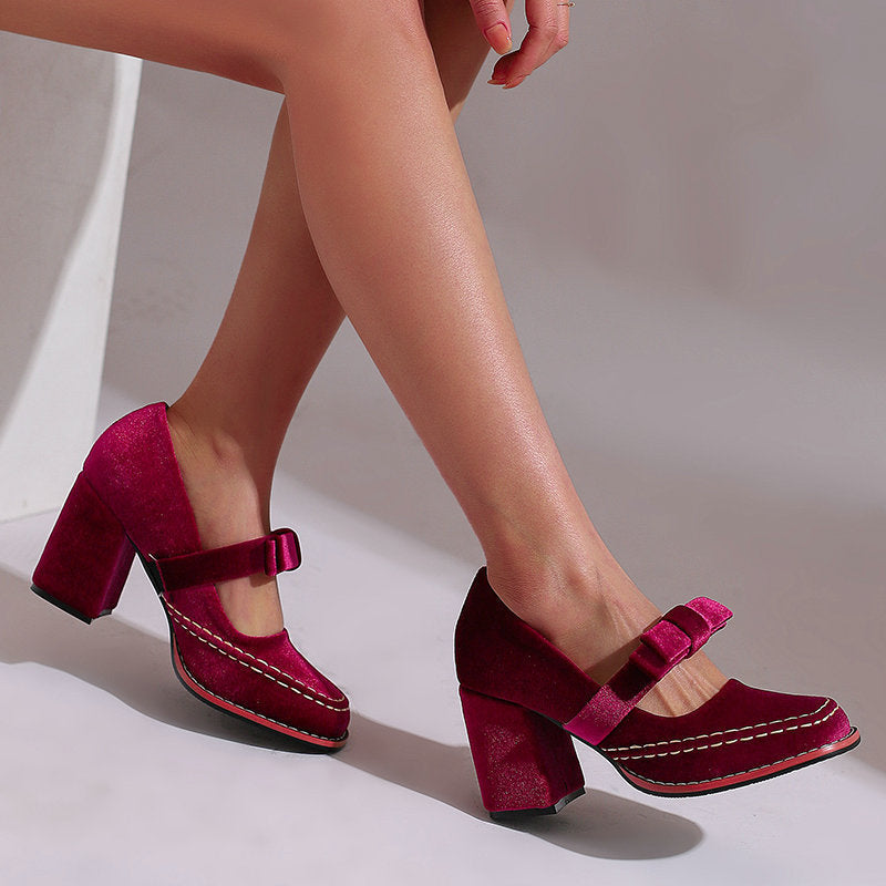 Clair Block Heels