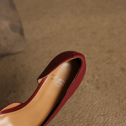 Nuva Genuine Leather Heels