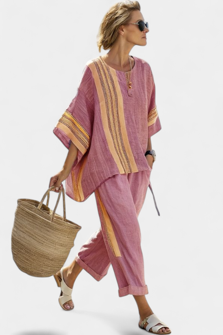 Women's Oversized Two Piece Set And Tapered Pants