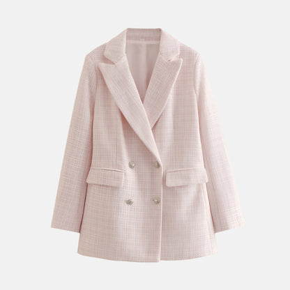 Women's Tweed Blazer Timeless Sophistication