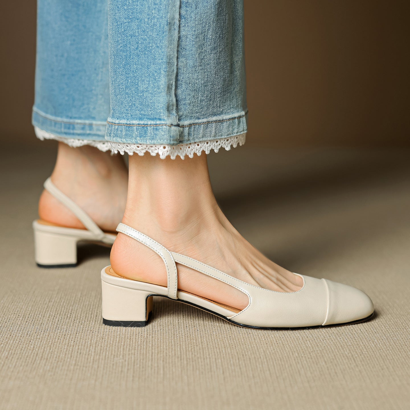 Lureth Genuine Leather Pumps