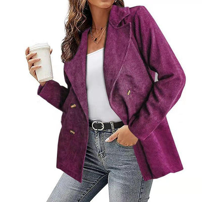 Evelyn | Casual Chic Double-Breasted Blazer