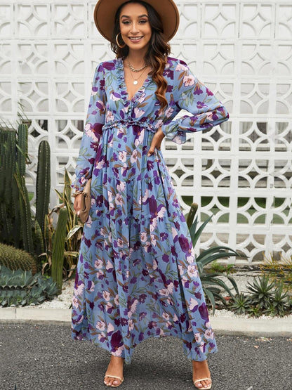 Aurelia | Women’s Floral Long Sleeve Maxi Dress