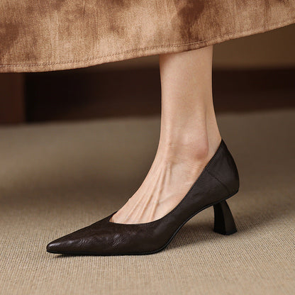 Veler Genuine Leather Heels