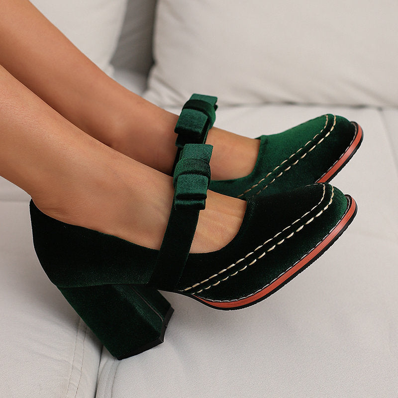 Clair Block Heels