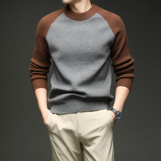 Rowan Women's Two-Tone Wool Sweater - 
Fashinoza