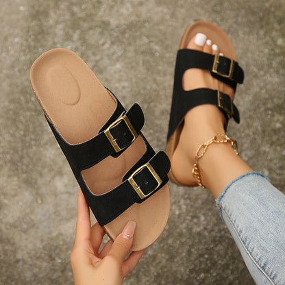 Women's Flat Slip-On Sandals