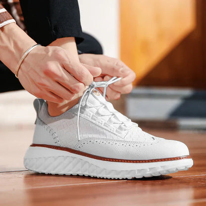 Textured Cushioned Sneakers