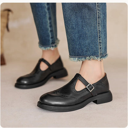 Women's Orthopedic Mary Jane Shoes Chunky Sole Comfortable