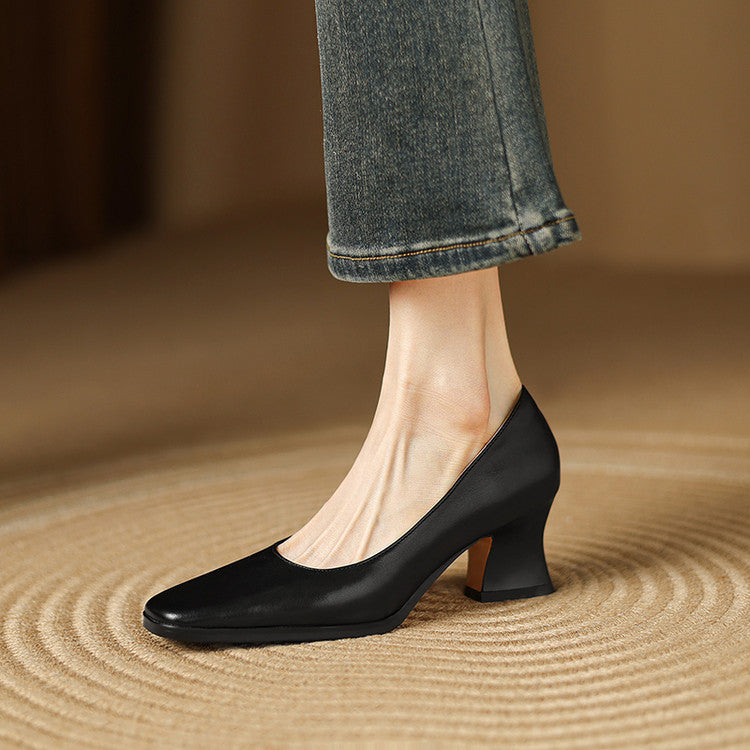 Arlix Genuine Leather Heels
