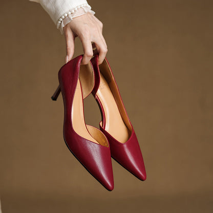 Nuva Genuine Leather Heels