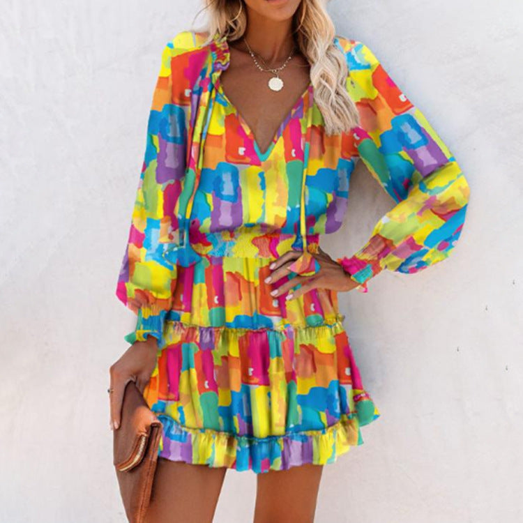 Women's Floral Mini Dress