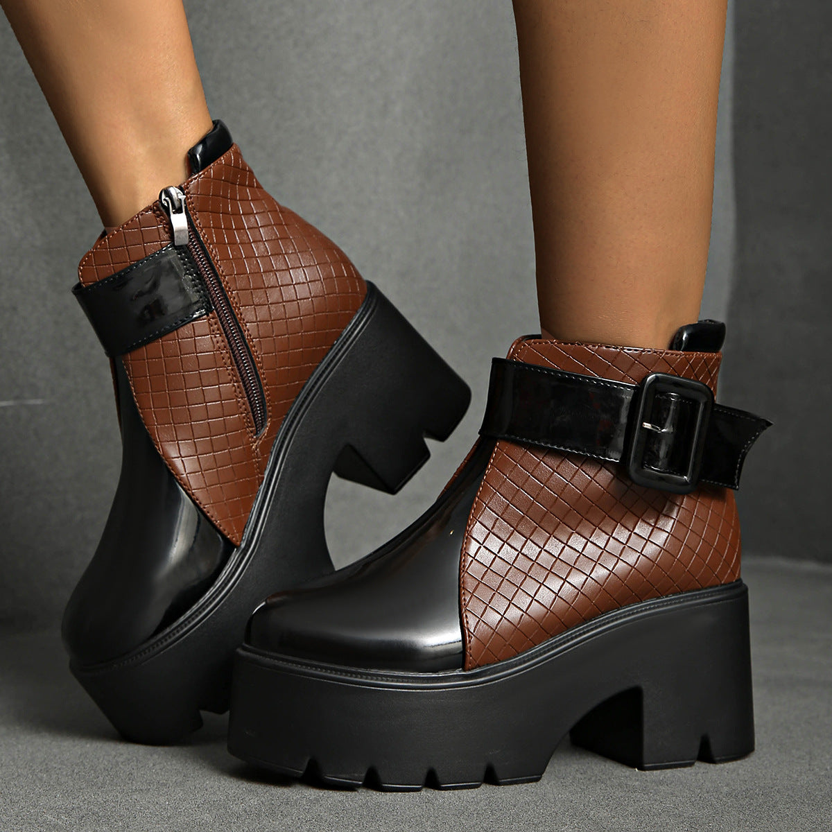 Women's Ankle Boots Platform Artemis - 
Fashinoza