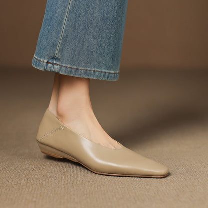 Emor Genuine Leather Flats