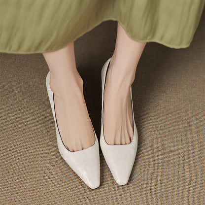 Enne Genuine Leather Heels