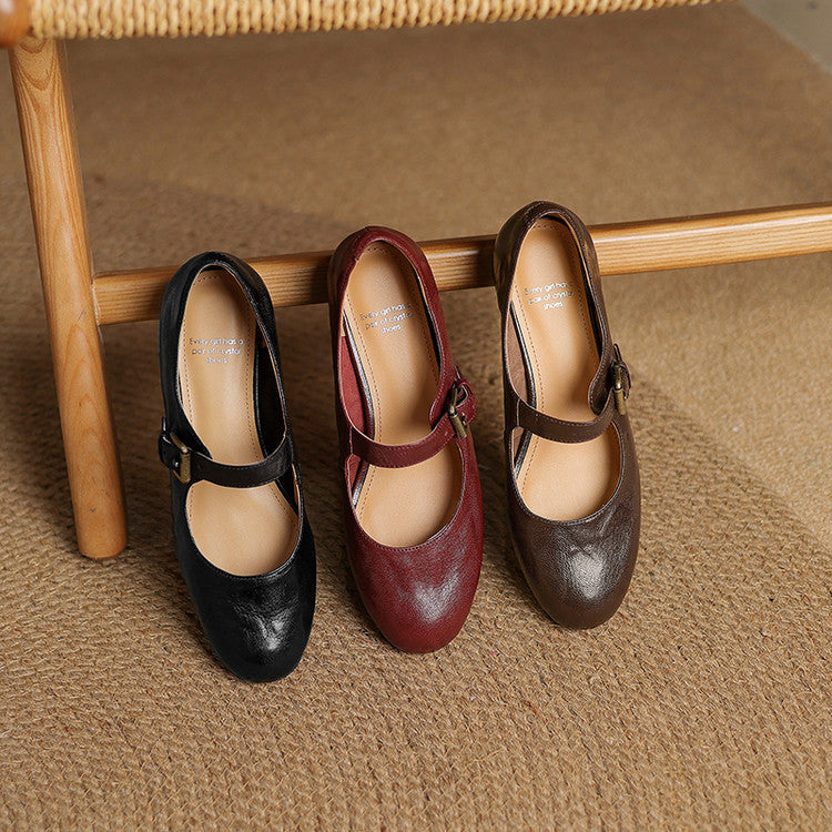 Women’s Elva Genuine Leather Shoes