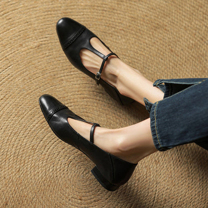Graneth Genuine Leather Flats