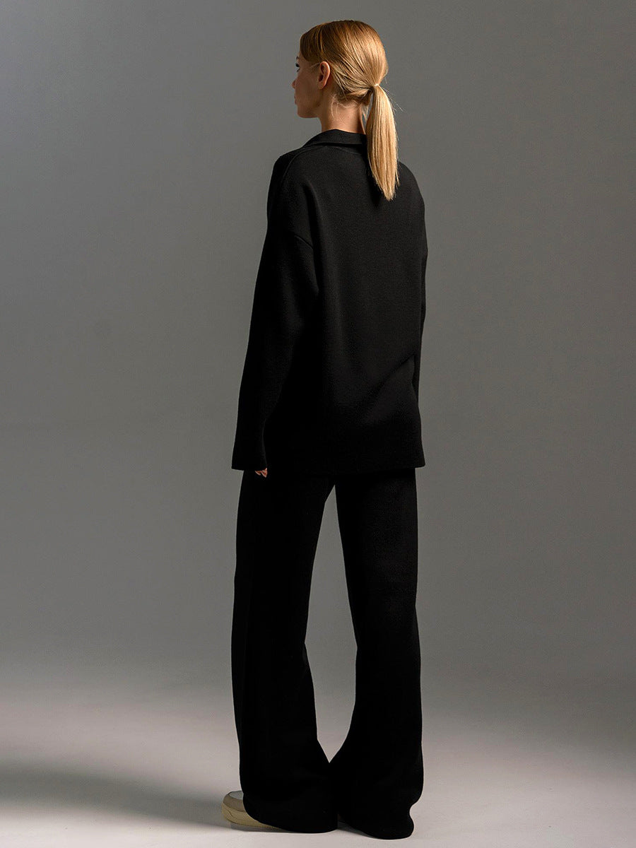 Charlotte | Women’s Collared Two Piece Relaxed Fit Lounge Set