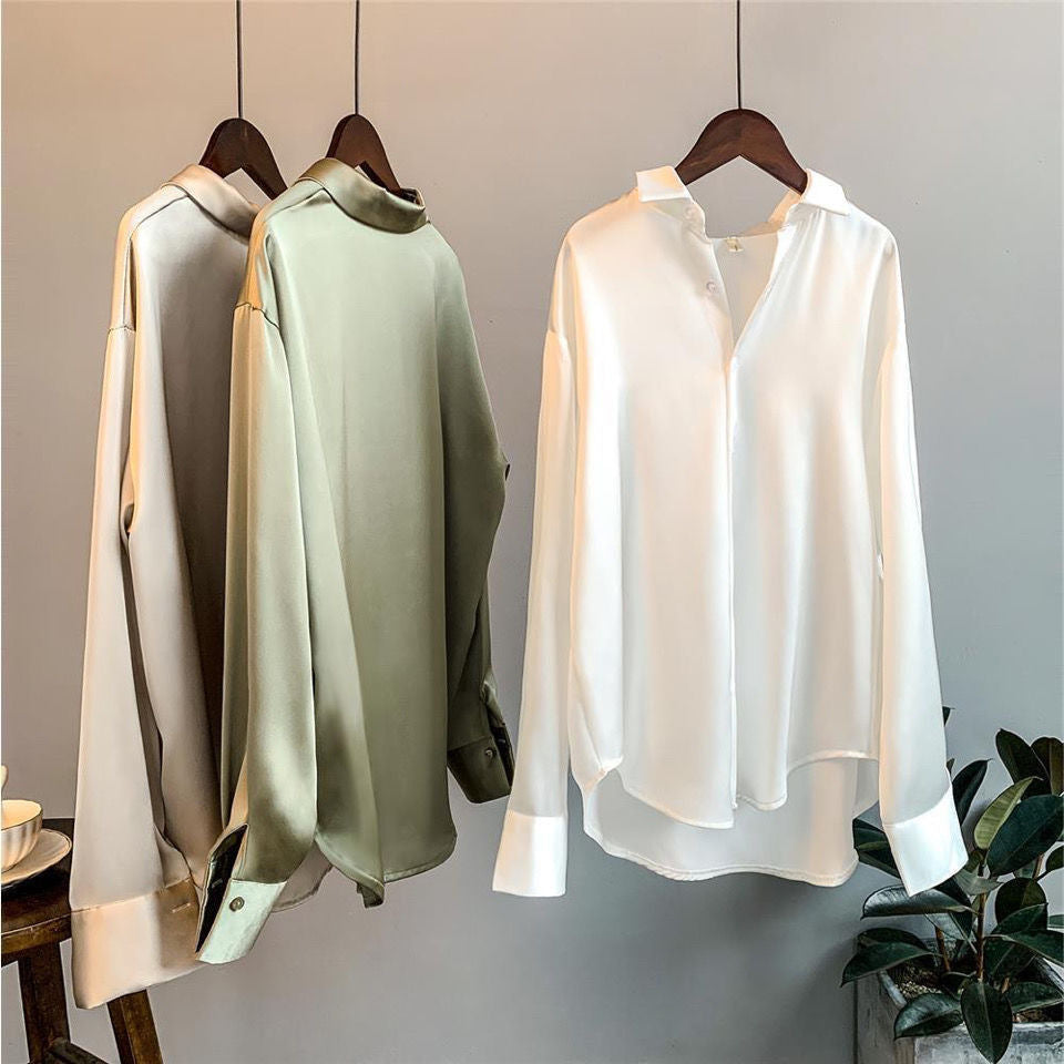 Mirela Satin Shirt