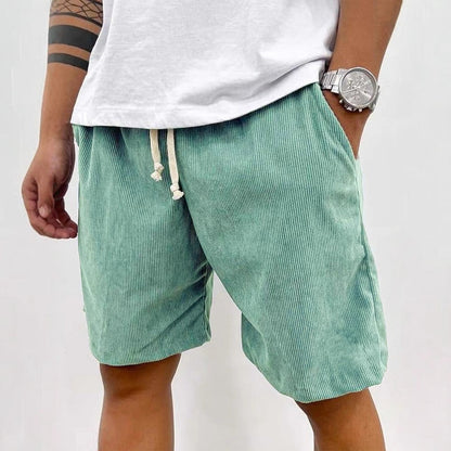 Men's Striped Drawstring Shorts
