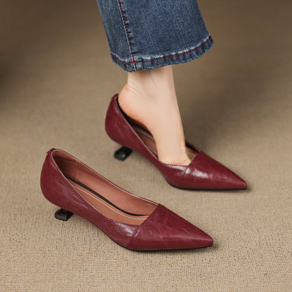 Venza Genuine Leather Heels