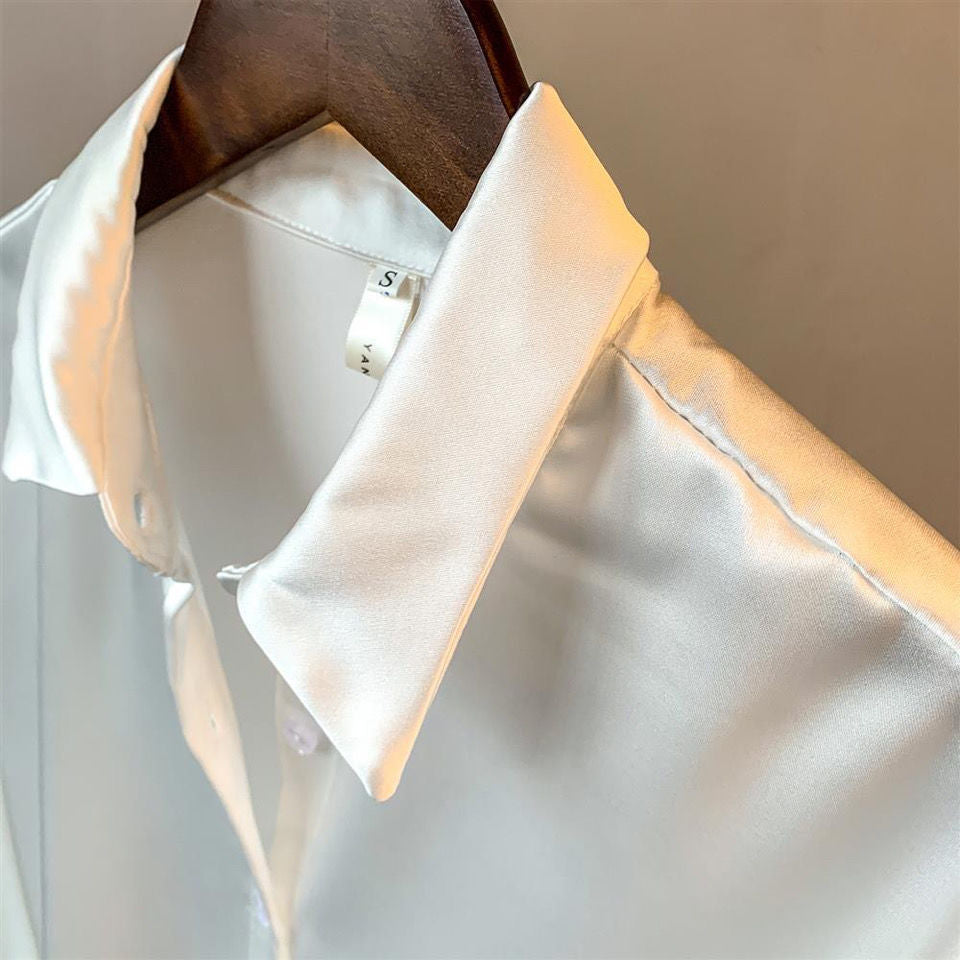 Mirela Satin Shirt