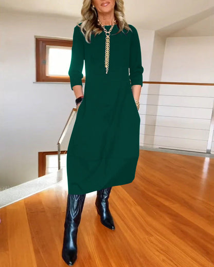 Women's Relaxed Midi Dress