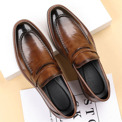 Lurex Genuine Leather Loafers