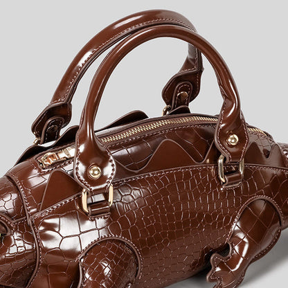 Rexa Crocodile Leather Bag