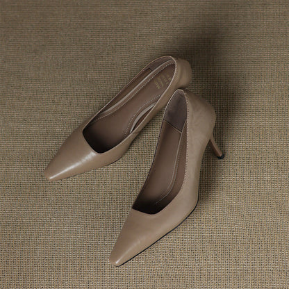 Enne Genuine Leather Heels
