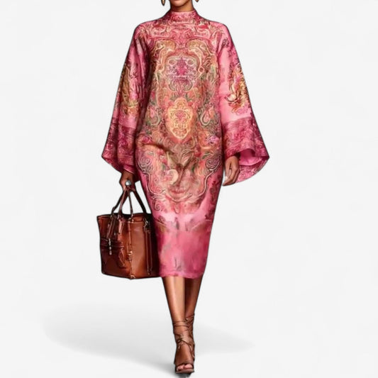 Vera Women's Printed Caftan Dress - Fashinoza