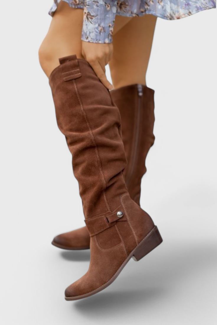 Women's Retro High Boots - Fashinoza