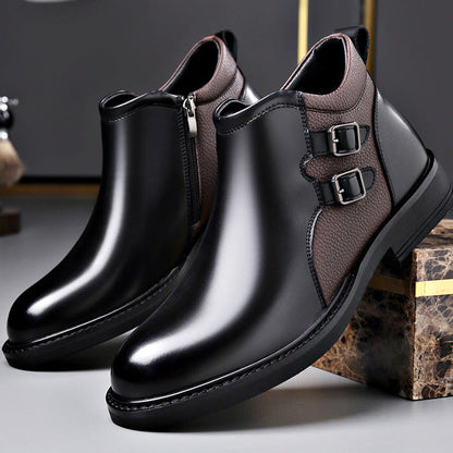 Mason Women's Leather Ankle Boots - 
Fashinoza
