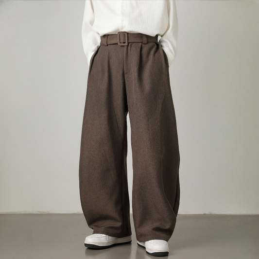 Women's Wide Leg Pants Vintage Style - 
Fashinoza