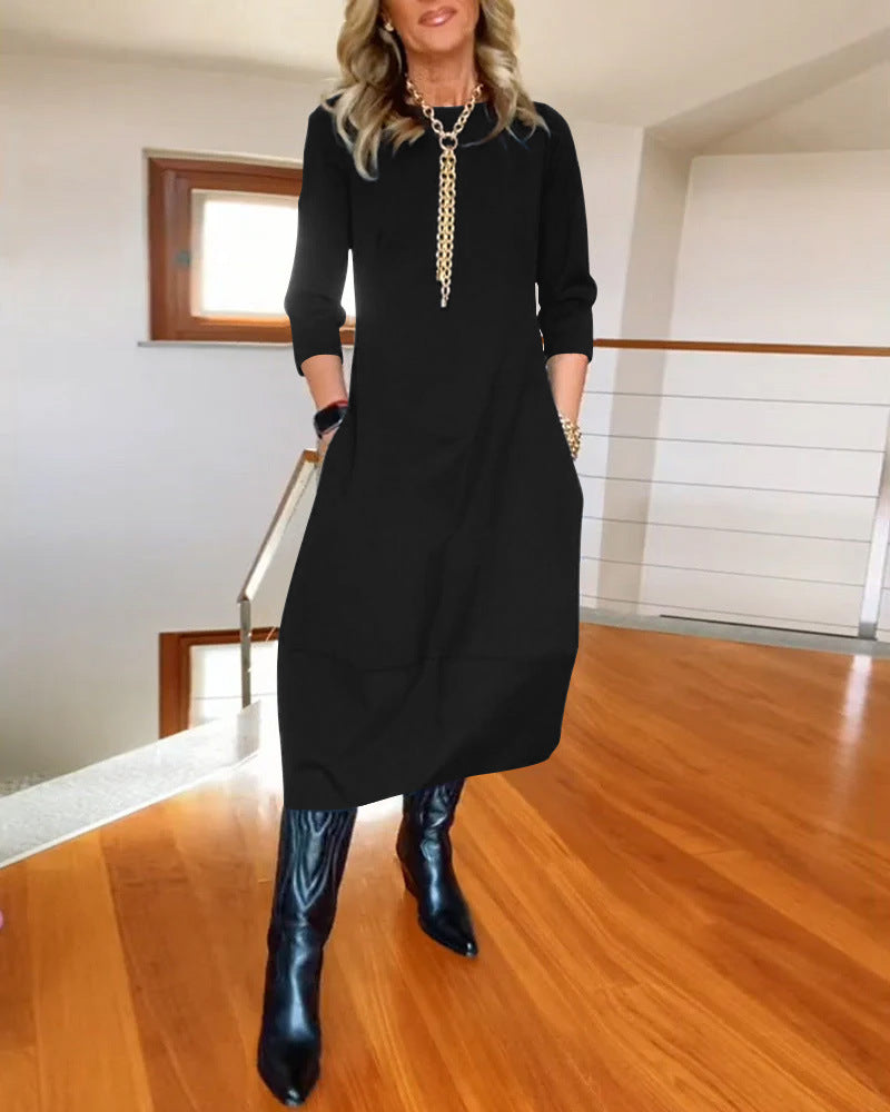 Women's Relaxed Midi Dress