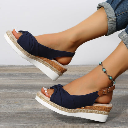 Women's Open-Toe Wedge Sandals Comfortable