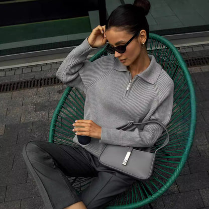 Women's Quarter-Zip Sweater