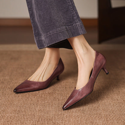 Relle Genuine Leather Heels